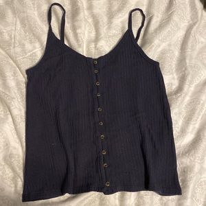 Spaghetti Strap Cropped Tank Top Size S American Eagle